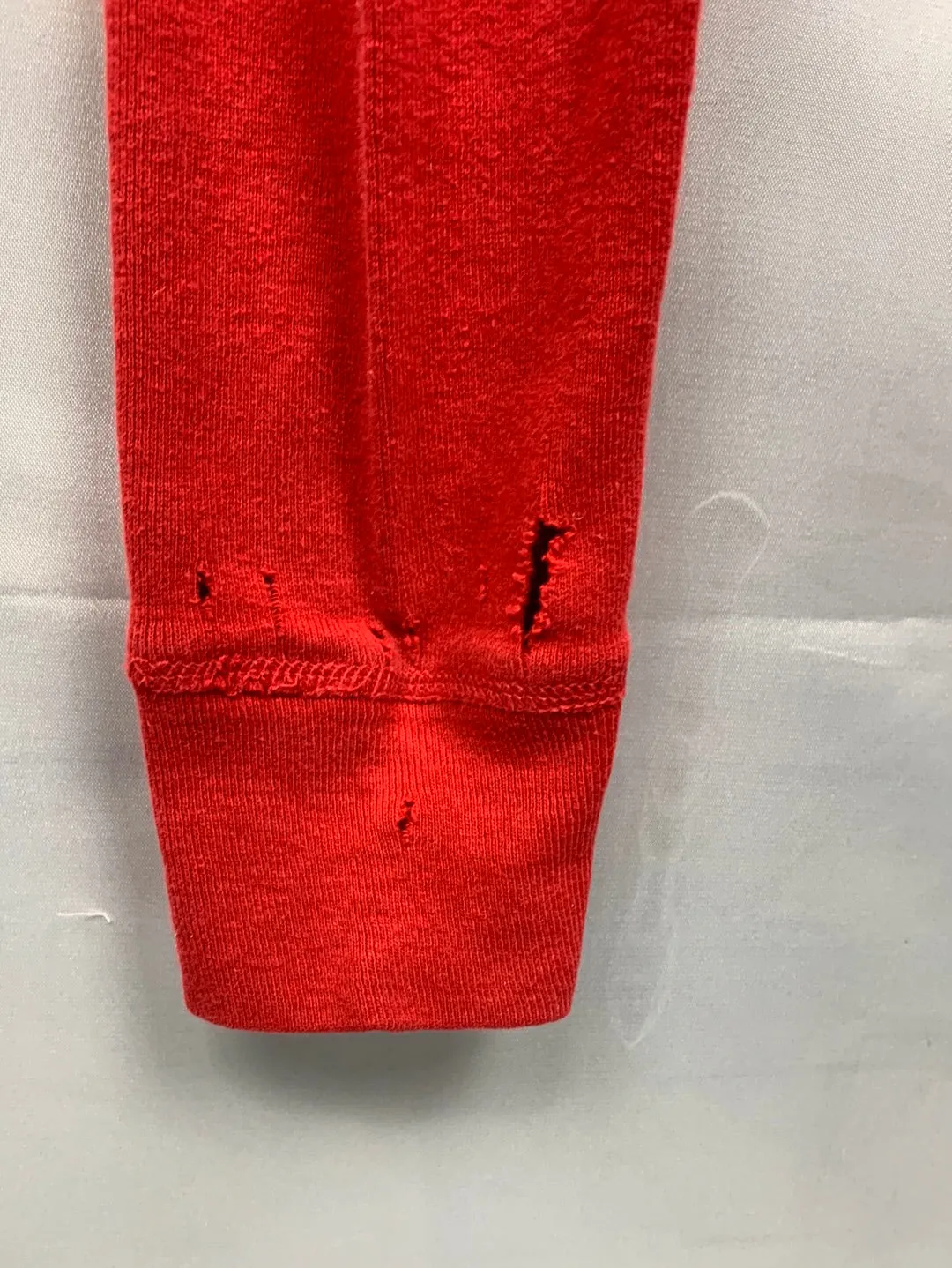 Union Suit Long Johns Thermal Underwear Mens 38 -40 Red Preowned