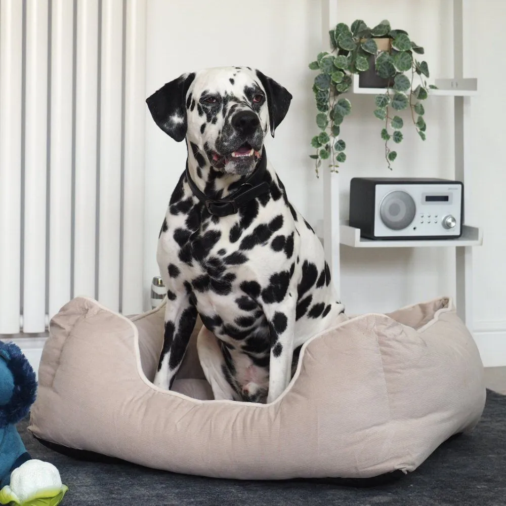 Zoon 67cm Medium Stone TuffEarth Recycled Chenille Square Pet Bed